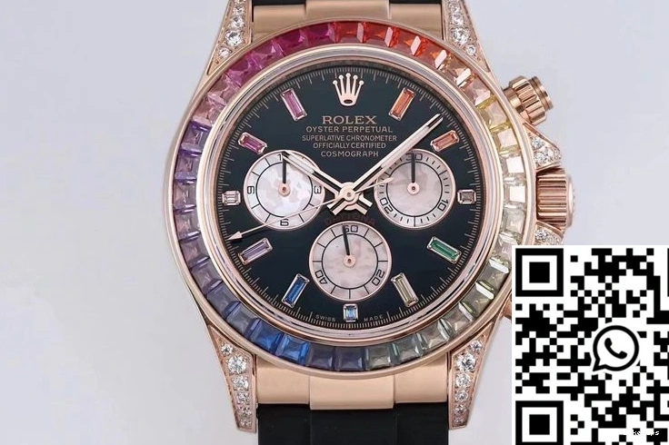 Rolex Rose BL Gold 116595RBOW Daytona Factory 0404